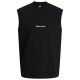 Jack & Jones Ανδρική αμάνικη μπλούζα Norrebro Embroidered Crew Neck Tank Top